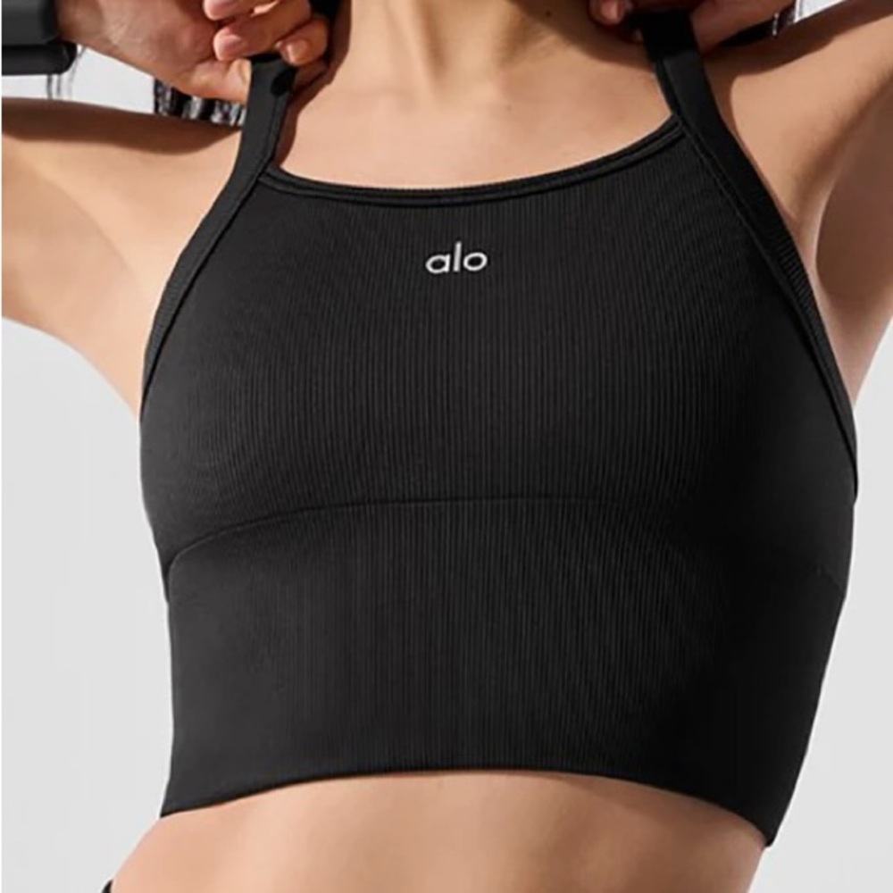 ALO Yoga Seamless Ribbed Favorite Bra Tank
